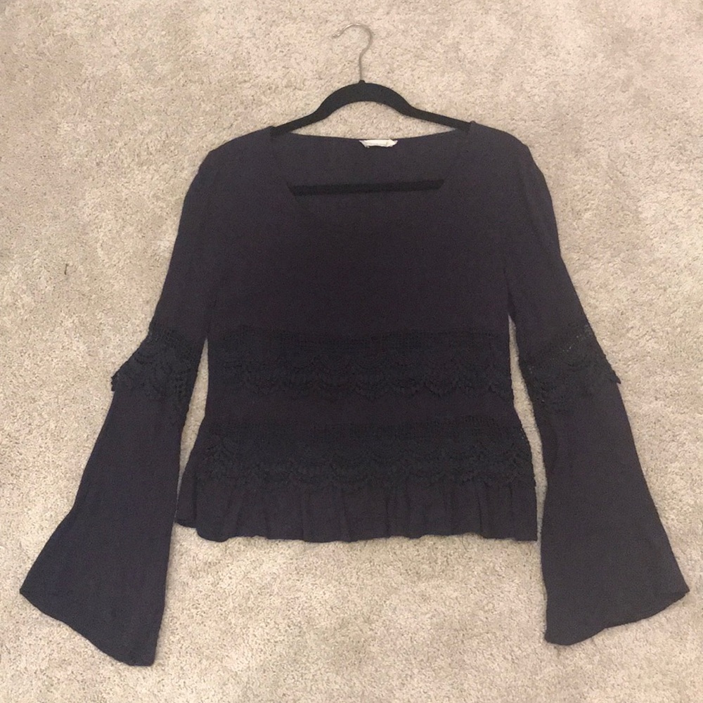 Altar’d State Long Sleeve Lacy Shirt